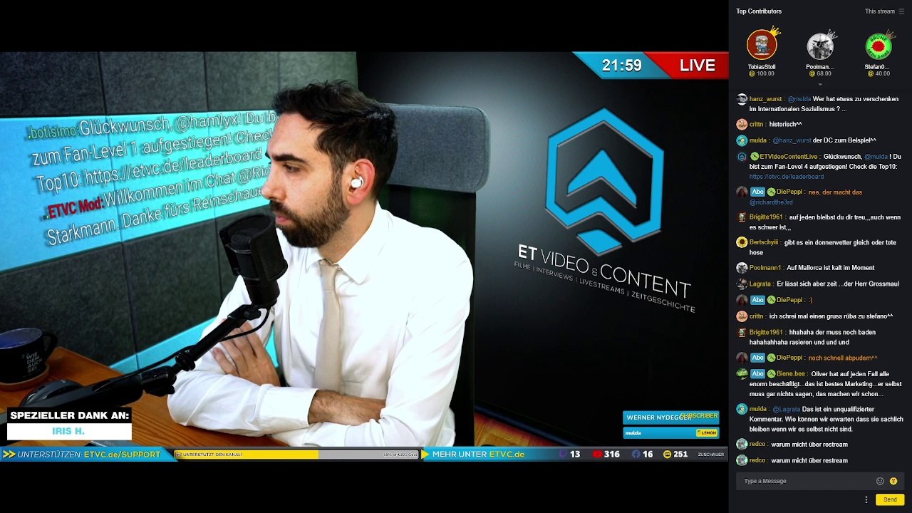 LEL 2 Dude beim 'gemütlichen' Montagabendtalk