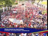Pdte. Nicolás Maduro participa en la Gran Marcha Nacional contra las medidas coercitivas de EE.UU.
