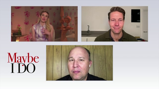 IR Interview: Luke Bracey & Emma Roberts For “Maybe I Do” [Vertical]