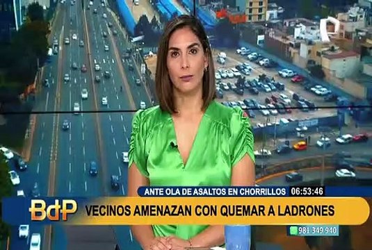 Hartos de continuos robos: vecinos amenazan con quemar a delincuentes en Chorrillos