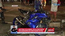 Motorcycle rider, patay matapos makabanggaan ang isang kotse | UB