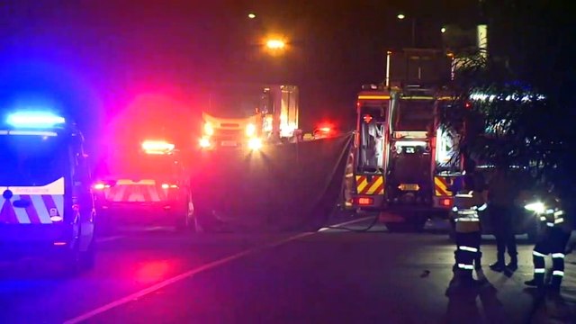Two killed in fiery crash during police chase