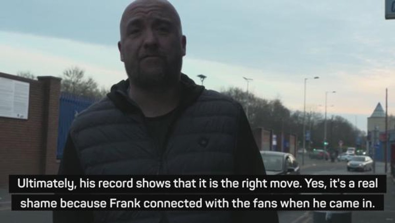 Everton fans react to Frank Lampard sacking