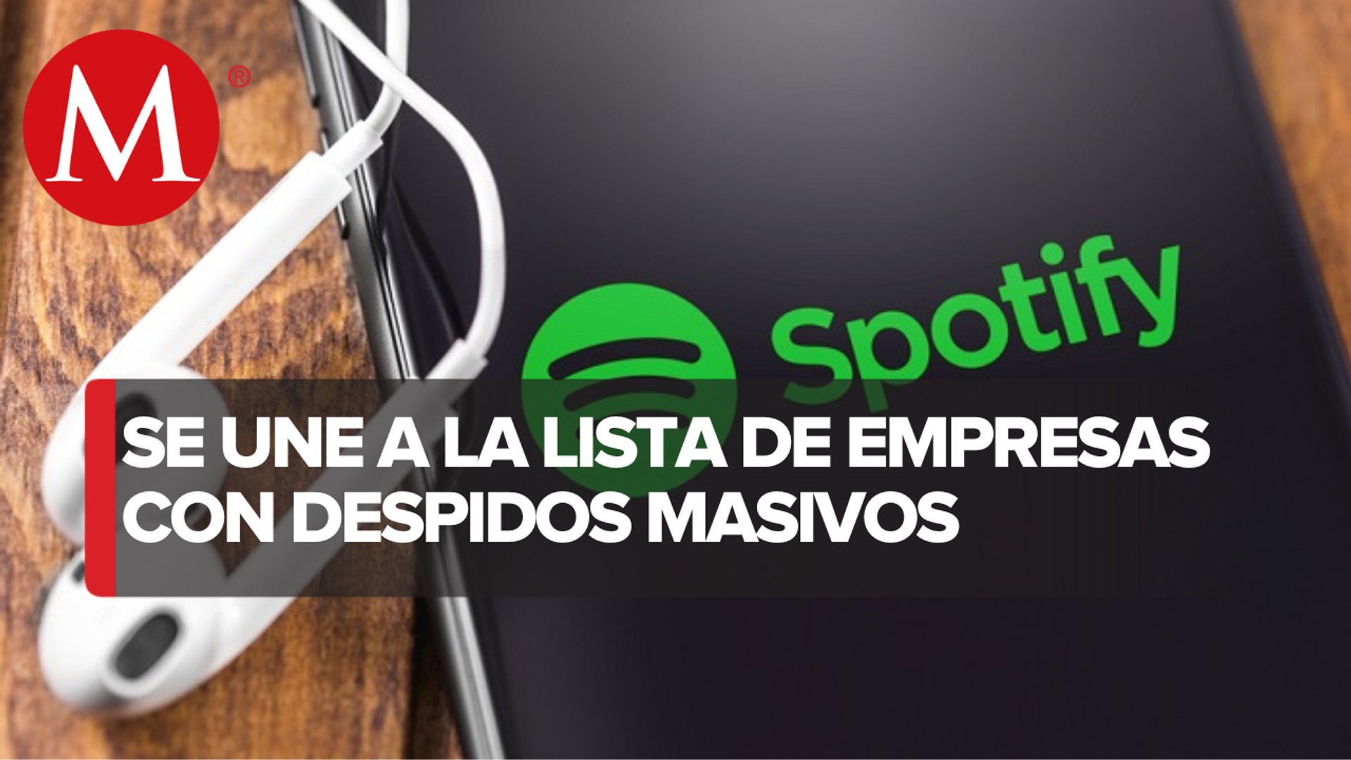 ⁣Spotify anuncia despido de 600 trabajadores