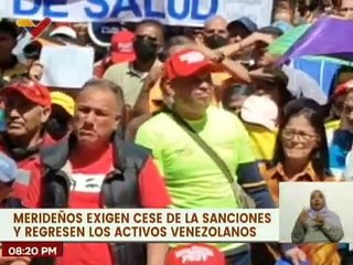 Pueblo venezolano marcha en defensa a la soberanía y el cese del bloqueo imperial norteamericano