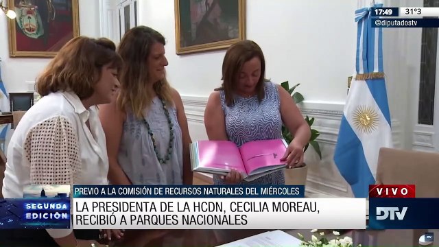 Cecilia Moreau recibió en Diputados a autoridades de Parques Nacionales