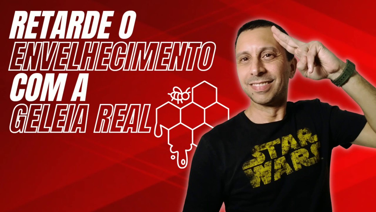 Retarde o envelhecimento com a geleia real!