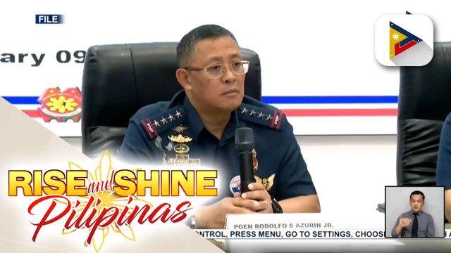 Crime rate sa bansa sa unang tatlong linggo ng 2023, bumaba ayon sa PNP