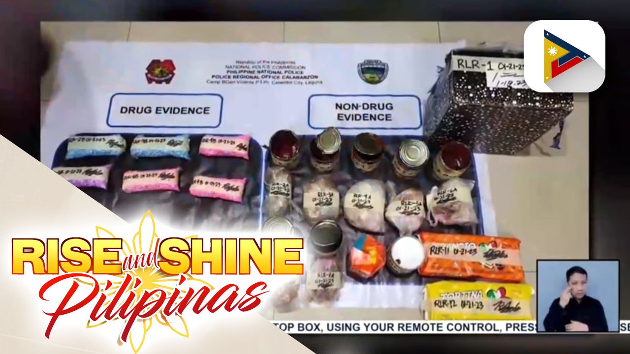 Higit P10-M halaga ng ecstacy drug na itinago sa mga de lata, nakumpiska sa Cavite