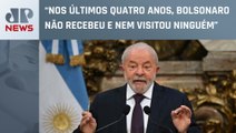 Lula discursa após evento cultural na Argentina
