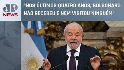 Lula discursa após evento cultural na Argentina