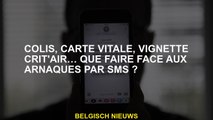 Package, carte Vitale, Crit'air Vignette ... Que faire des escroqueries de SMS?