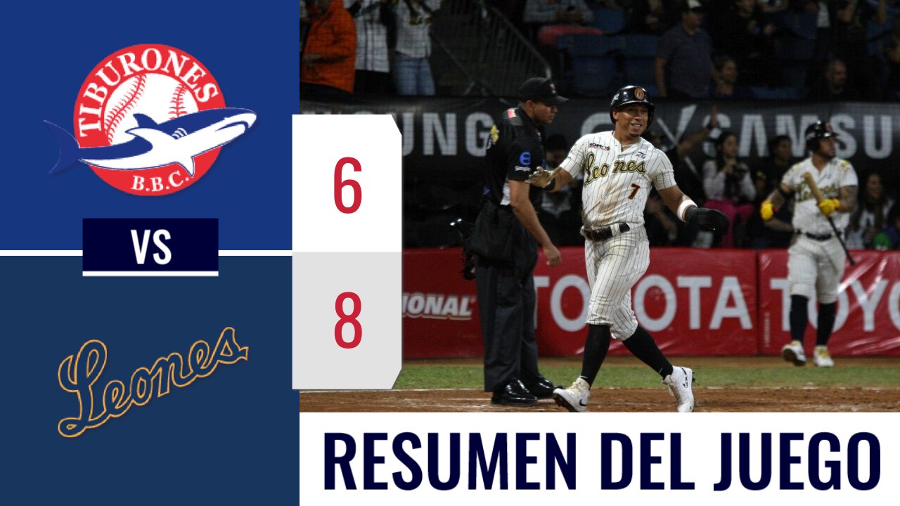 Resumen Tiburones vs Leones | LA GRAN FINAL JUEGO 1