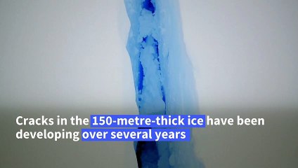 Vast iceberg breaks off near UK Antarctic base
