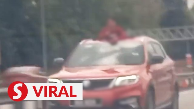 Viral video of child sticking out of sunroof sparks police investigation