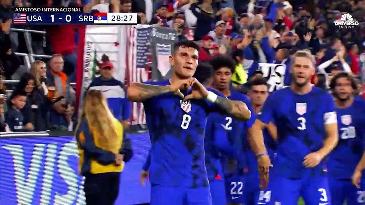 USA vs Serbia - All Goals _ Highlights _ FIFA International Friendly Match - January 25_ 2023