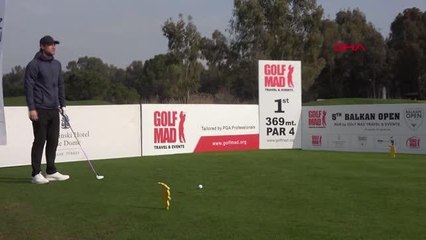 SPOR Boşnak eski futbolcu Muslimovic'in de katıldığı Balkan Open Golf Turnuvası başladı