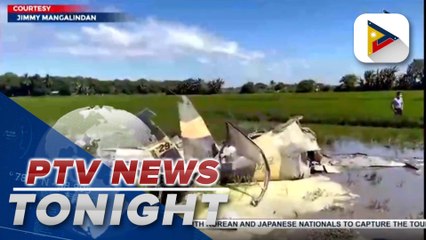 PAF starts probe of training aircraft crash in Bataan