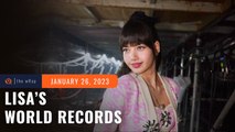 BLACKPINK’s Lisa sets 3 Guinness World Records as solo artist