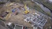 Time-lapse footage shows Vaux Housing construction at Riverside Sunderland