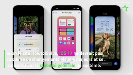 iOS 17 : les premières fuites laissent entrevoir des changements subtils