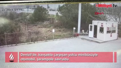 Minibüsle otomobil çarpıştı: 7 yaralı