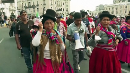 Manifestações prosseguem sem violência no Peru