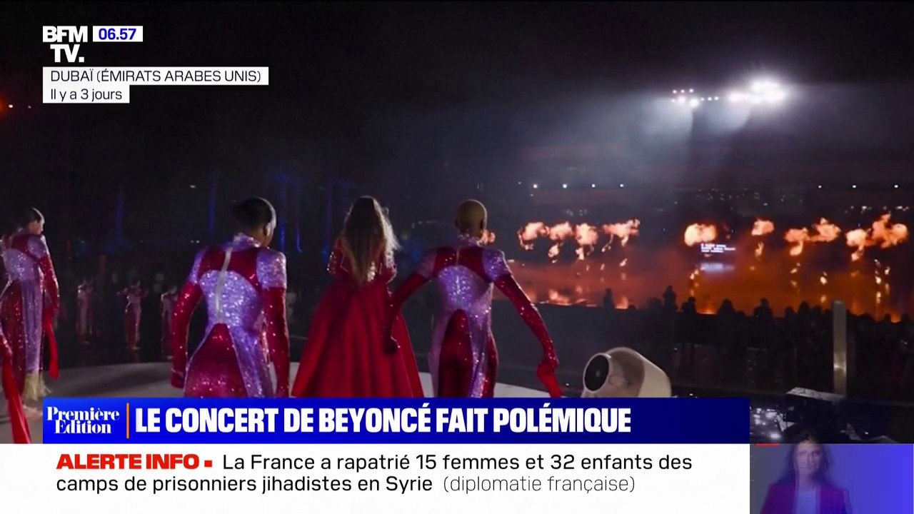 Le concert de Beyoncé dans un hôtel de luxe à Dubaï fait polémique ...