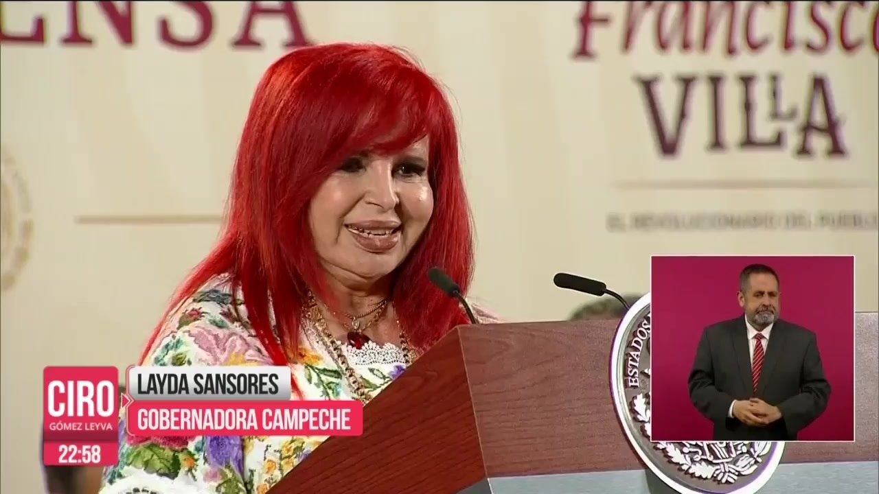 “El más mejor presidente”: Layda Sansores elogia a López Obrador