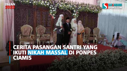 Cerita Pasangan Santri yang Ikuti Nikah Massal di Ponpes Ciamis