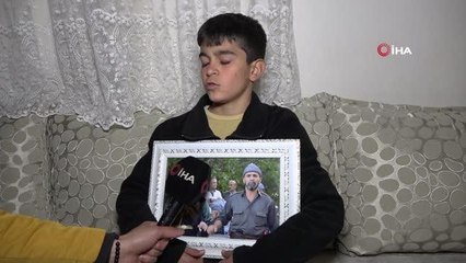 Komutanın elleriyle gözyaşlarını temizlediği şehit çocuğu İHA'ya konuştu