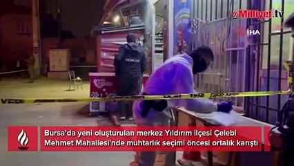 Muhtarlık seçimi öncesi mahalleyi karıştıran saldırı! Yaralılar var
