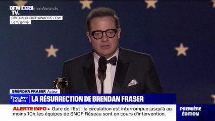 La résurrection de Brendan Fraser, star de "La momie", avec "The Whale"