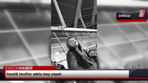 Fanatik taraftar adeta maçı yaşadı