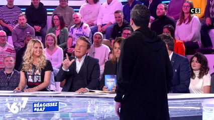 Benjamin Castaldi sur le plateau de "TPMP".