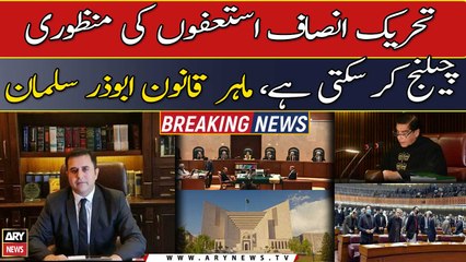 PTI may challenge the acceptance of resignations in SC or High court, Abuzar Salman