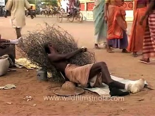 Chanting god Jagannath's name