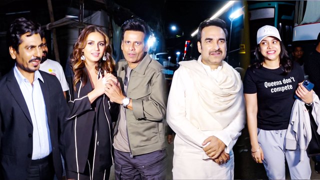 The Kapil Sharma Show में लेने पहुंचे Manoj Bajpayee, Huma Qureshi और Pankaj Tripathi
