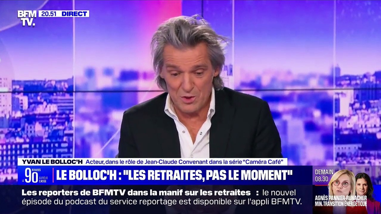 Réforme des retraites - L'acteur Yvan Le Bolloc’h: "J'ai de la peine pour Olivier Dussopt, on dirait un vendeur de voitures d'occasion chez Citroën" - VIDEO