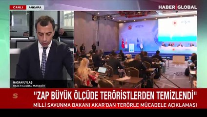 Bakan Akar: Zap bölgesi büyük ölçüde teröristlerden temizlendi