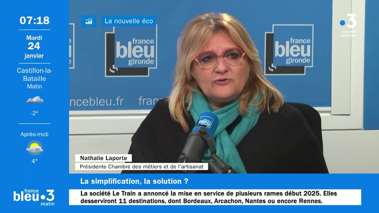 Nathalie Laporte, présidente de la chambre des métiers et de l'artisanat en Gironde