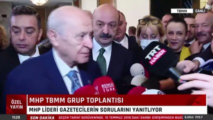 MHP lideri Bahçeli’ye ilk kez Sinan Ateş cinayeti soruldu: “İşine bak işine”