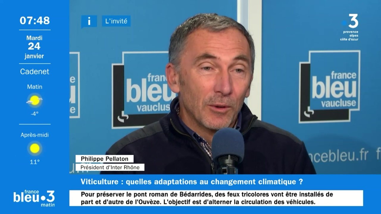 Philippe Pellaton,  Président d'Inter Rhône