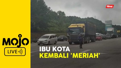 Trafik sesak, warga kota pulang selepas cuti Tahun Baharu Cina