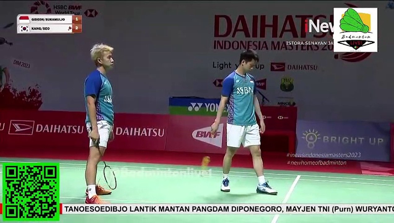 Kevin Sanjaya Sukamuljo/Marcus Fernaldi Gideon vs Kang Min Hyuk/Seo Seung Jae | R32 | Indonesia Masters 2023
