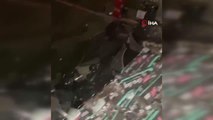 Polisten kaçan alkollü sürücü önce dükkana sonra direğe çarptı