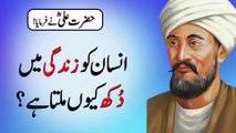 Zindagi Mein Insan Ko Dukh Kyun Milta Hai | Best Collection Hazrat Ali (R.A)