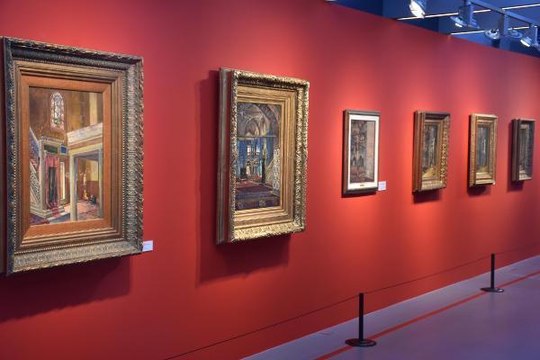 RESSAM ŞEVKET DAĞ'IN ESERLERİ SANATSEVERLERLE BULUŞTU