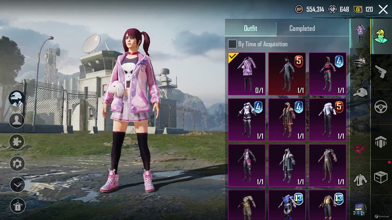(SOLD OUT) OPEN FACE & HAIRTAIL + PINK OUTFIT & WEAPON • ROYALE PASS