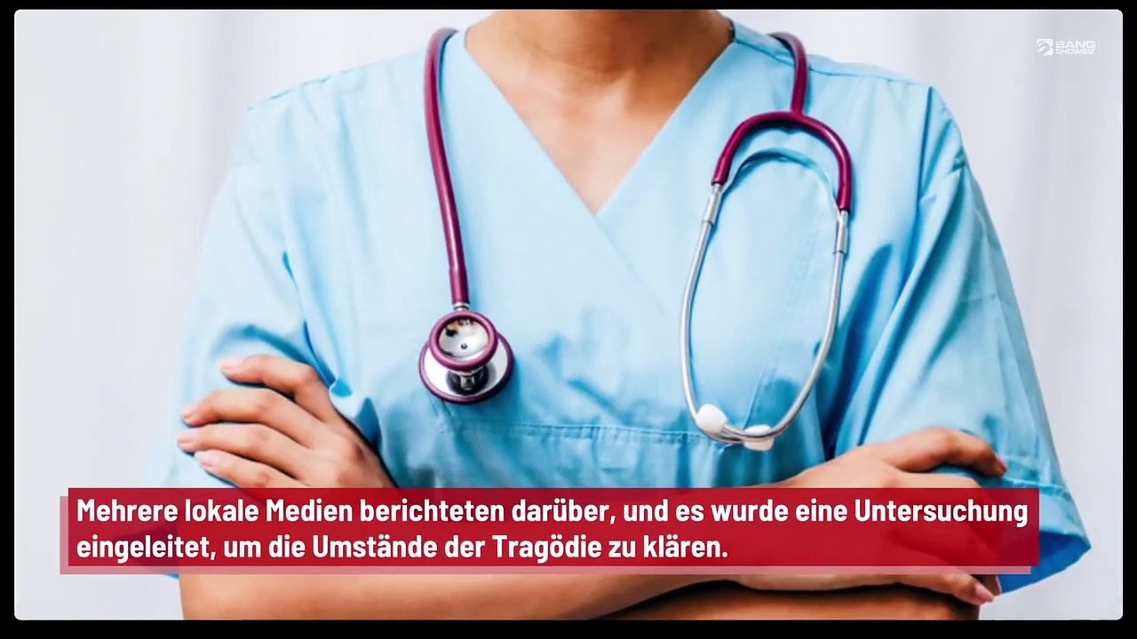 Frau fängt auf dem Operationstisch Feuer